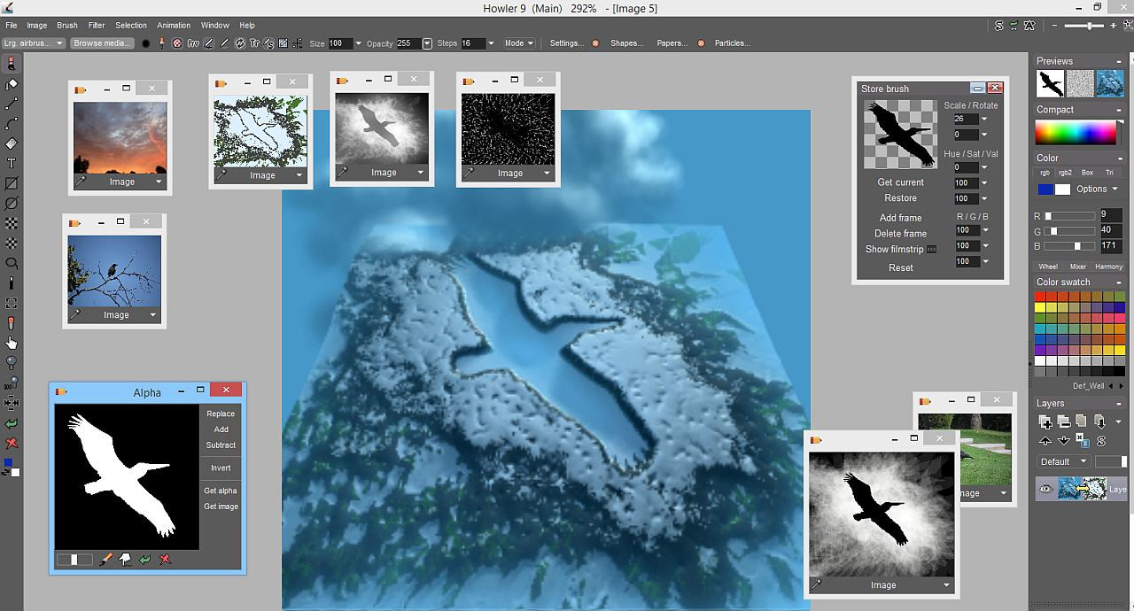 PD Howler 9.6 Digital Painter and Visual FX box - кадр 3