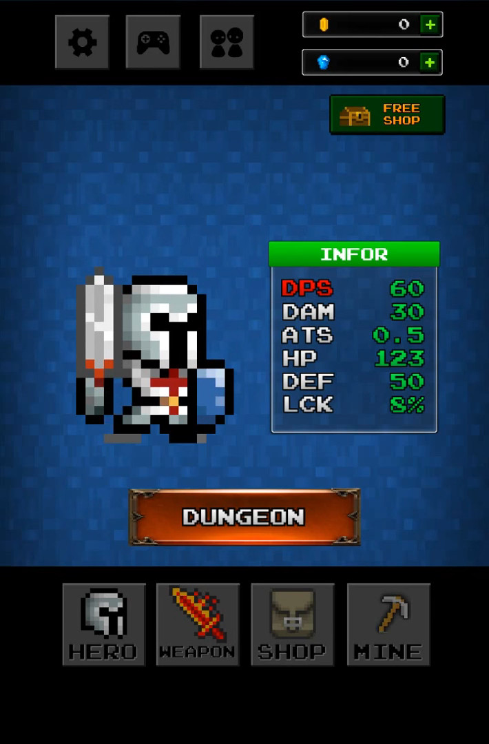 Dungeon X Pixel Hero - кадр 2