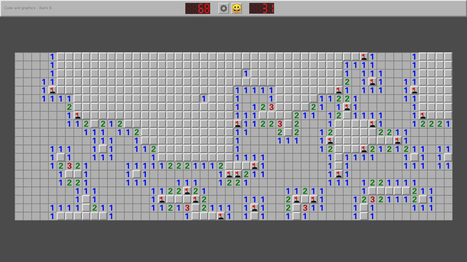 Minesweeper (ezez33) (itch) - кадр 1