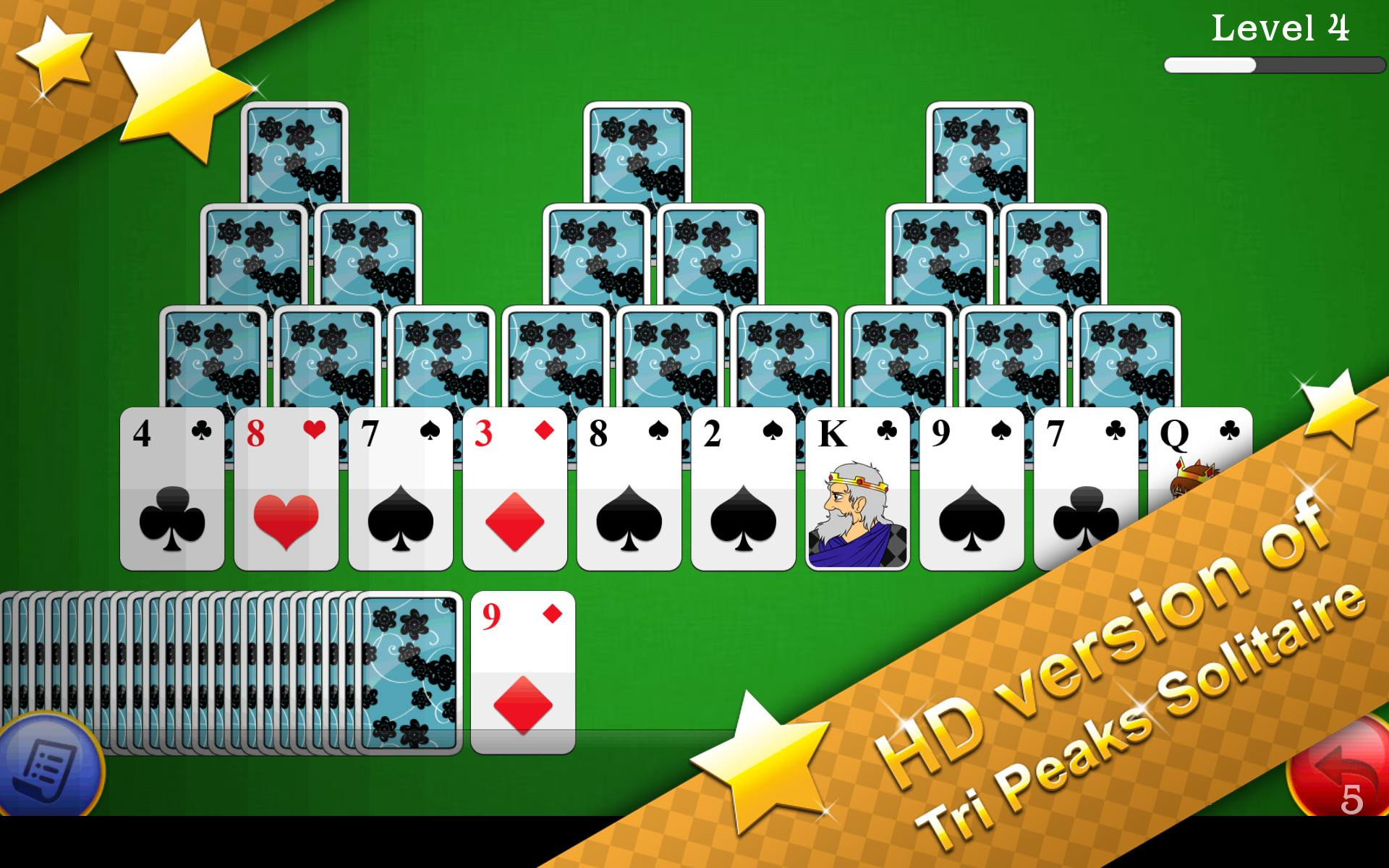 Classic Tri Peaks Solitaire - кадр 3