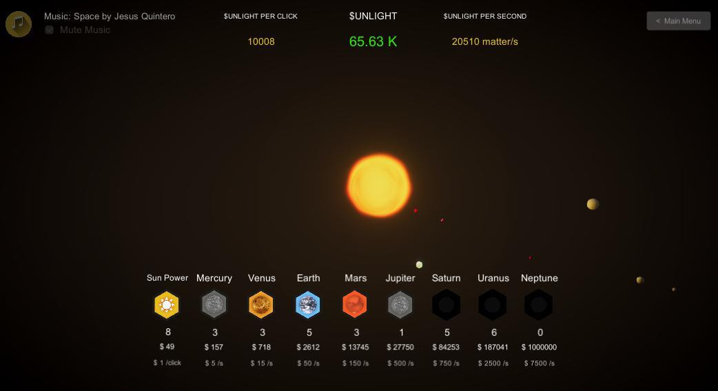 Idle Space Miner 2 - Beta (itch) - кадр 1