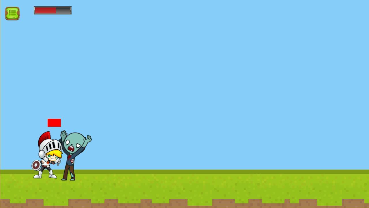 OGA- Knight Warrior Vs Zombies (itch) - кадр 2