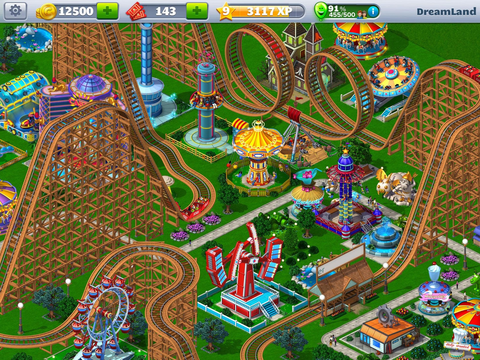 RollerCoaster Tycoon 4 Mobile - кадр 4