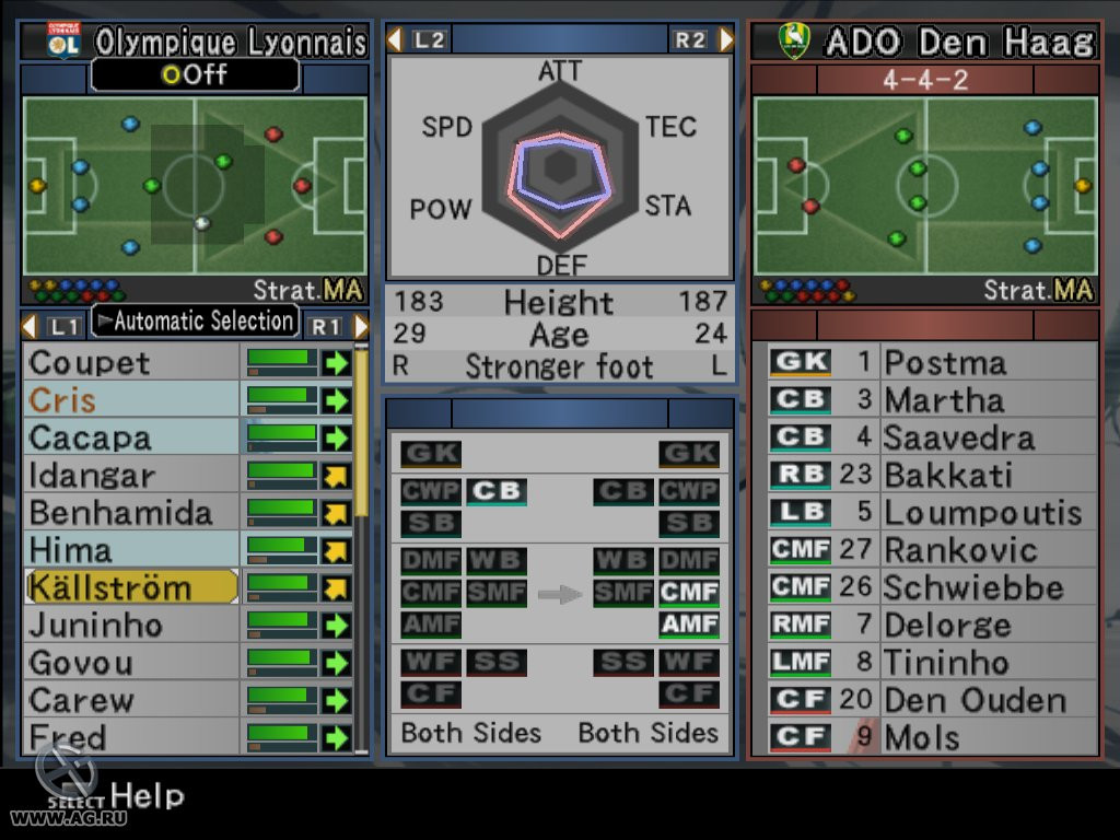 Pro Evolution Soccer 6 - кадр 8