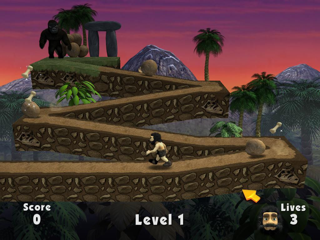 Ape Vs. Caveman for Raspberry Pi (itch) - кадр 1