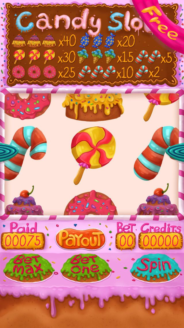 Candy Slots Casino Game - Play For Fun in HD Free - кадр 1