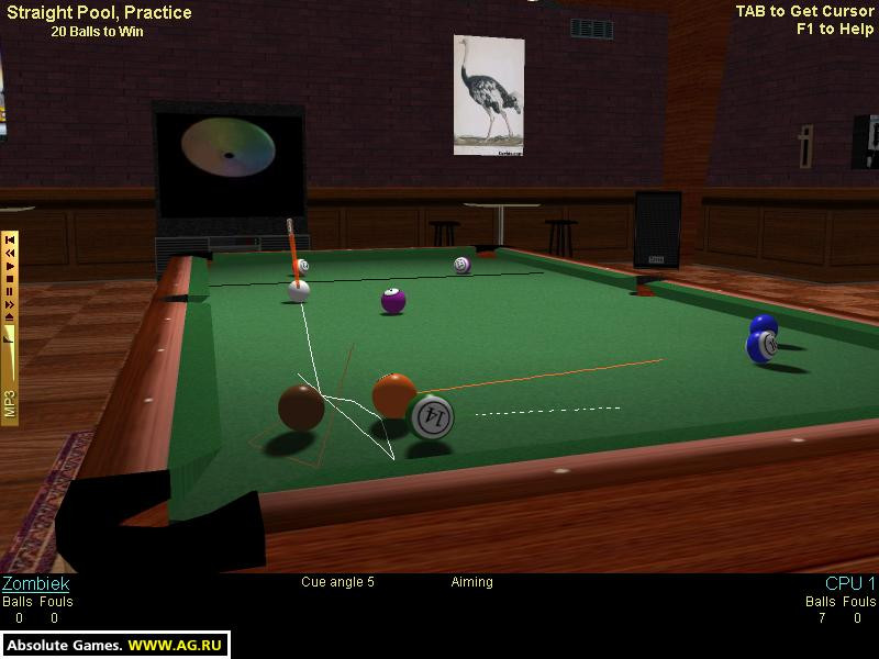 3-D Pool - кадр 4