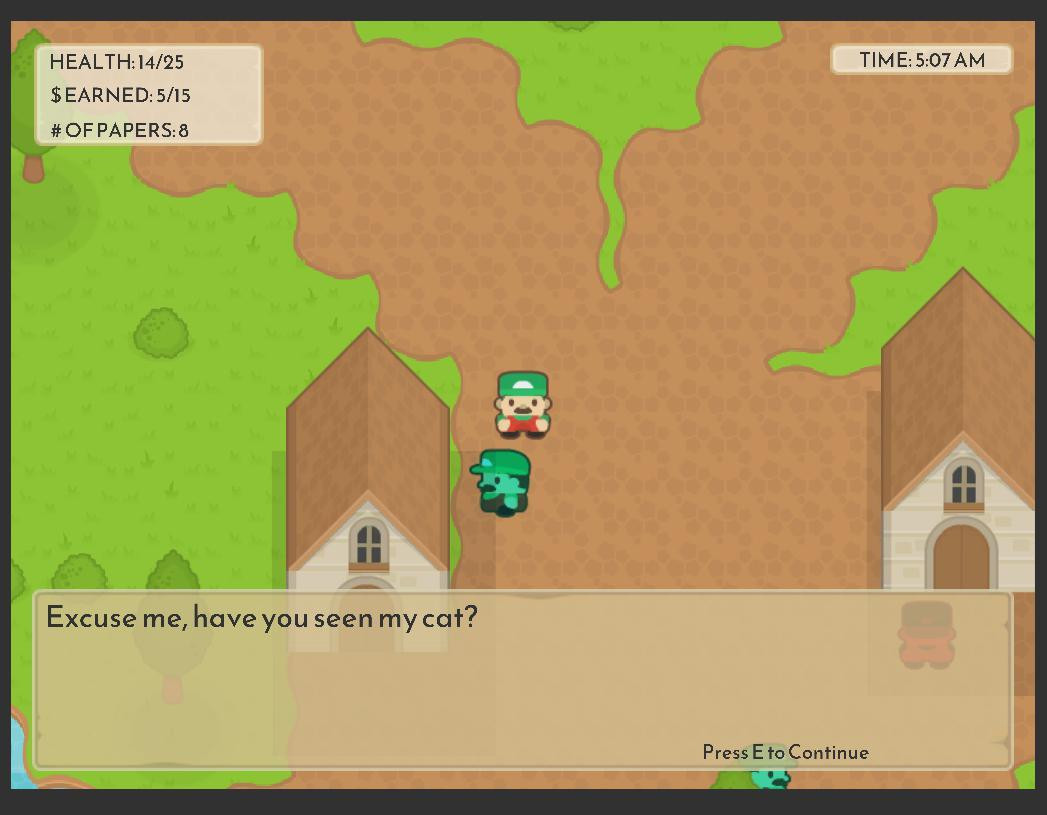 Vampire's Paper Route (itch) - кадр 1
