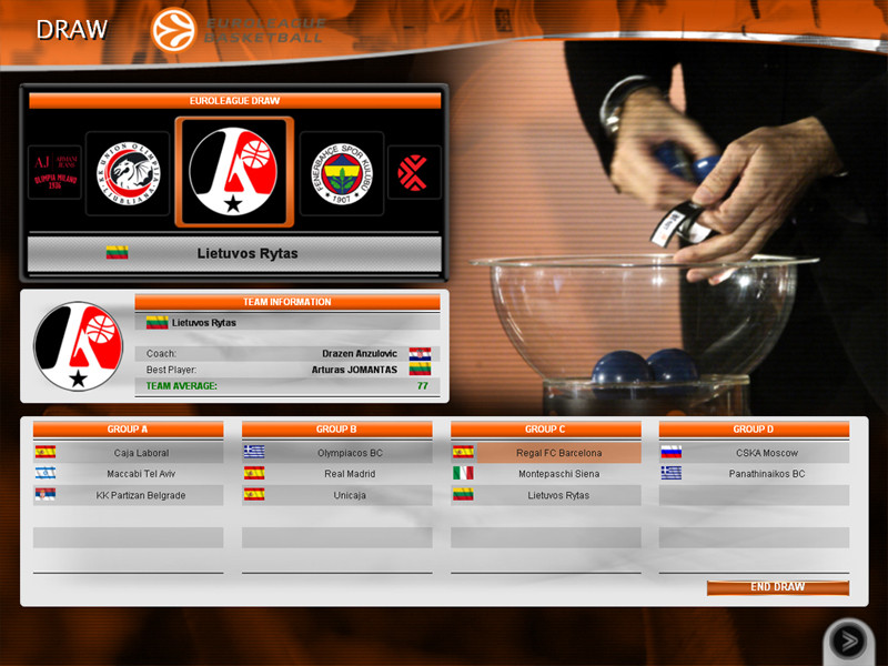 International Basketball Manager: Season 2010/11 - кадр 6