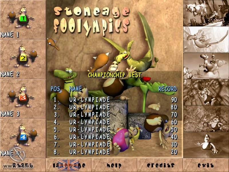 Stoneage Foolympics - кадр 5
