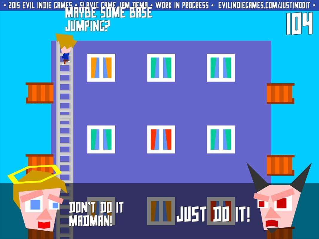 Justin Doit - Slavic Game Jam 2015 Demo (itch) - кадр 1