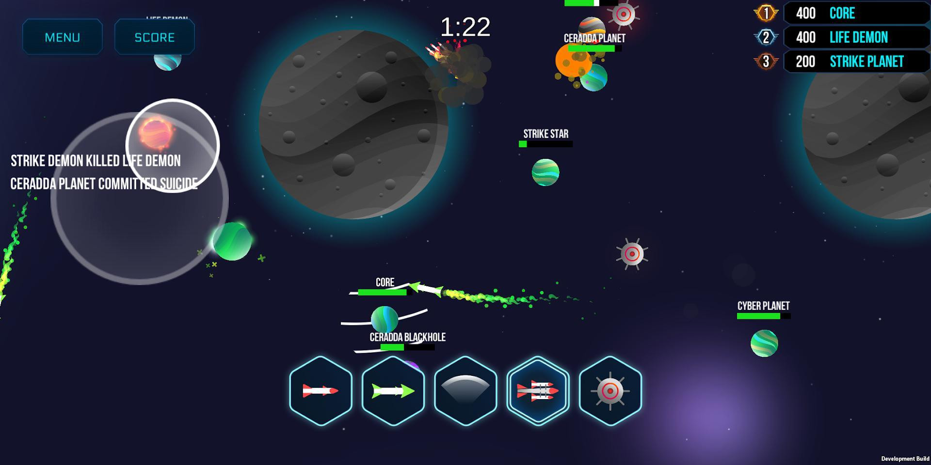 Planet Breaker - Mobile multiplayer (itch) - кадр 1