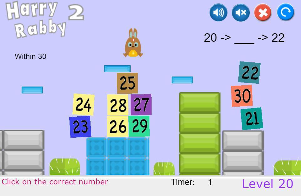 HarryRabby 2 Elementary Math - Missing number in a sequence (itch) - кадр 2