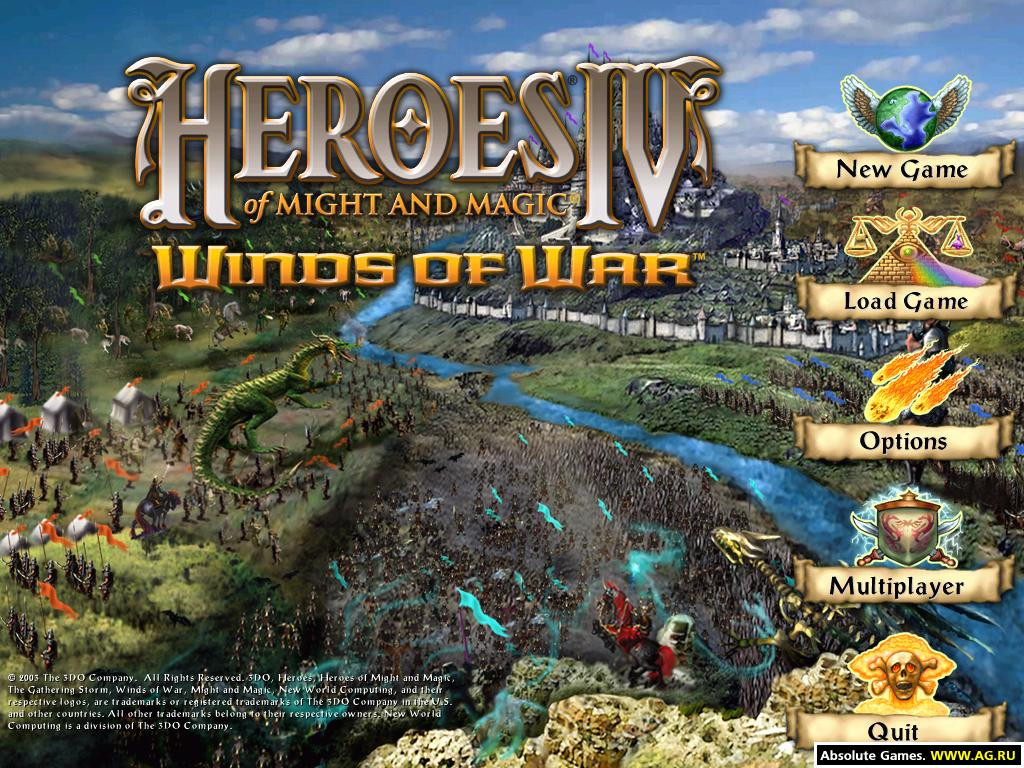 Heroes of Might and Magic 4: Winds of War - обзоры и оценки игры, даты  выхода DLC, трейлеры, описание