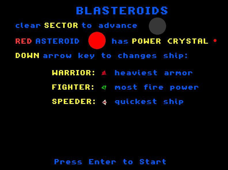 Blasteroids (itch) (mark0x) - кадр 2