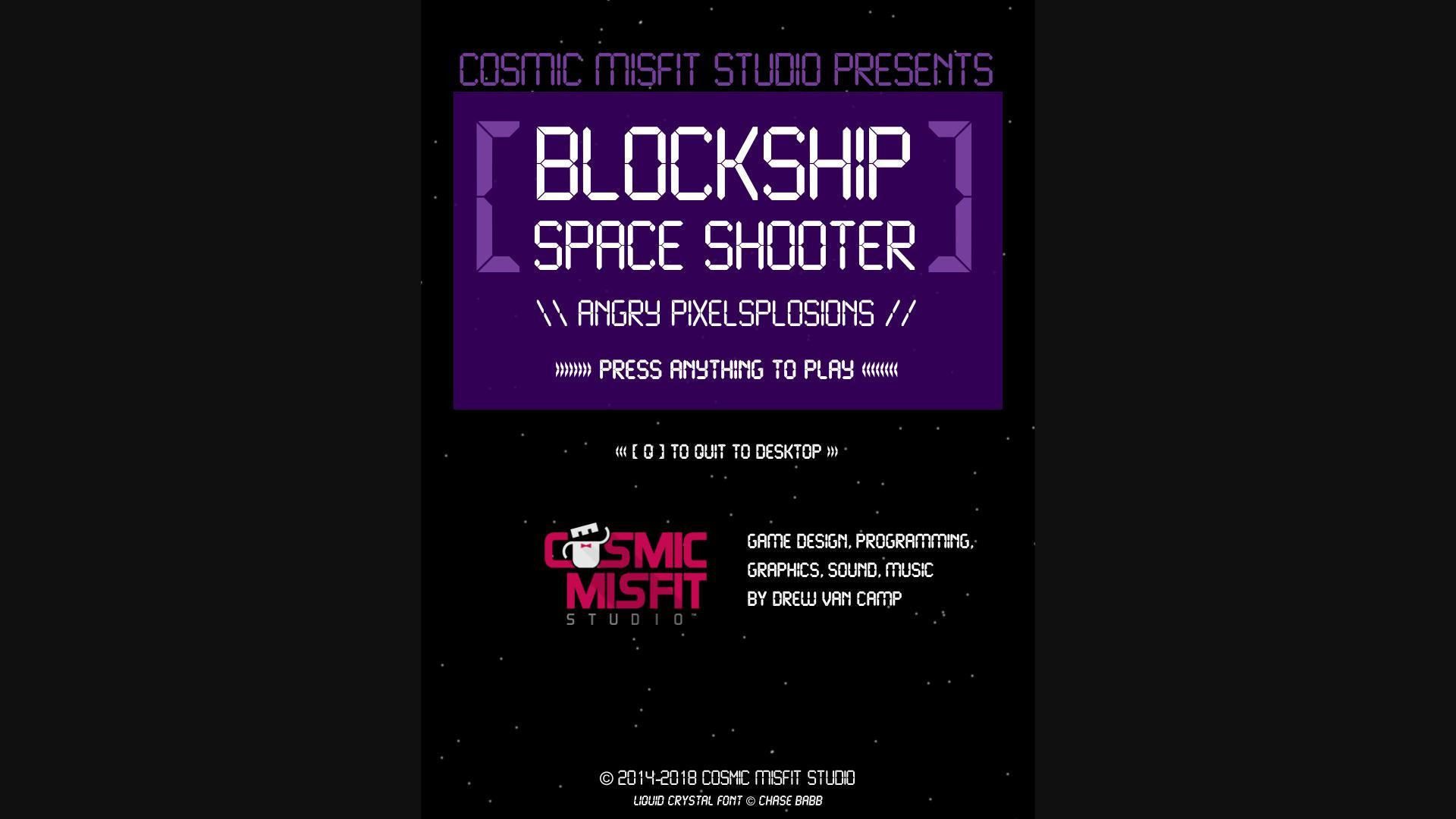 Blockship Space Shooter: Angry Pixelsplosions (itch) - кадр 2