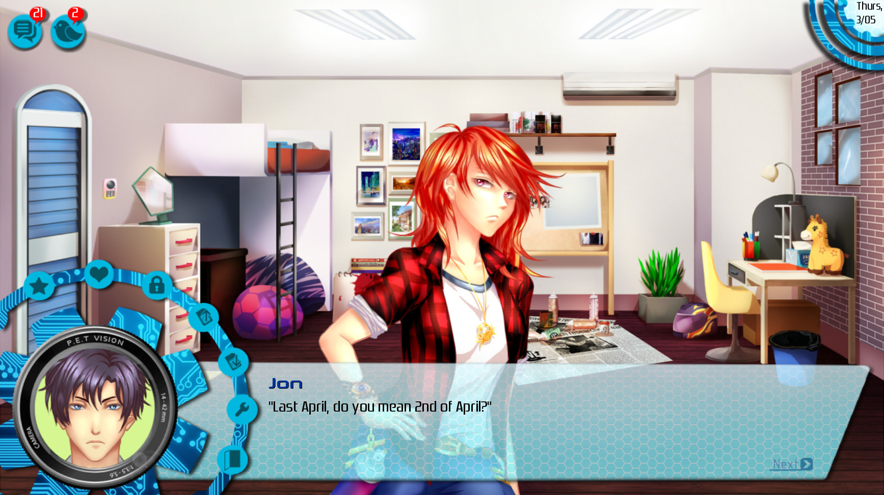AMPLITUDE: A Visual Novel - кадр 8