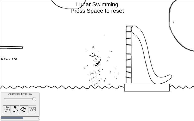 Lunar Swimming (itch) - кадр 2