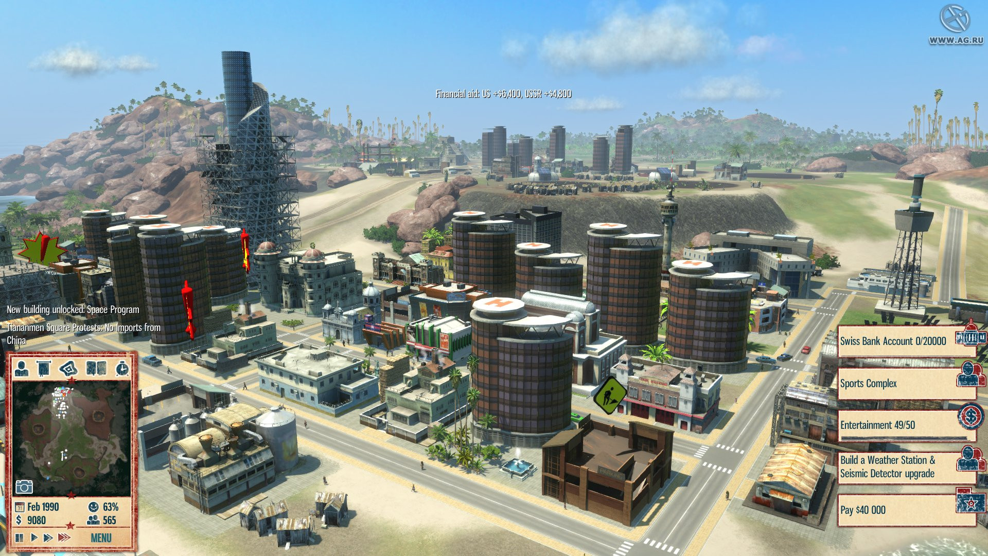 Tropico 4: Modern Times - кадр 9