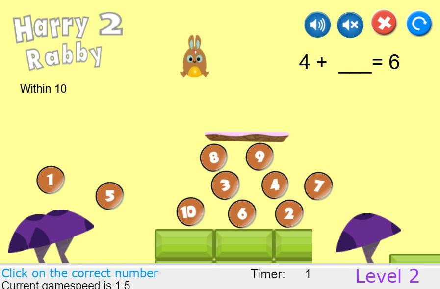 HarryRabby 2 Elementary Math - Missing addends (itch) - кадр 4