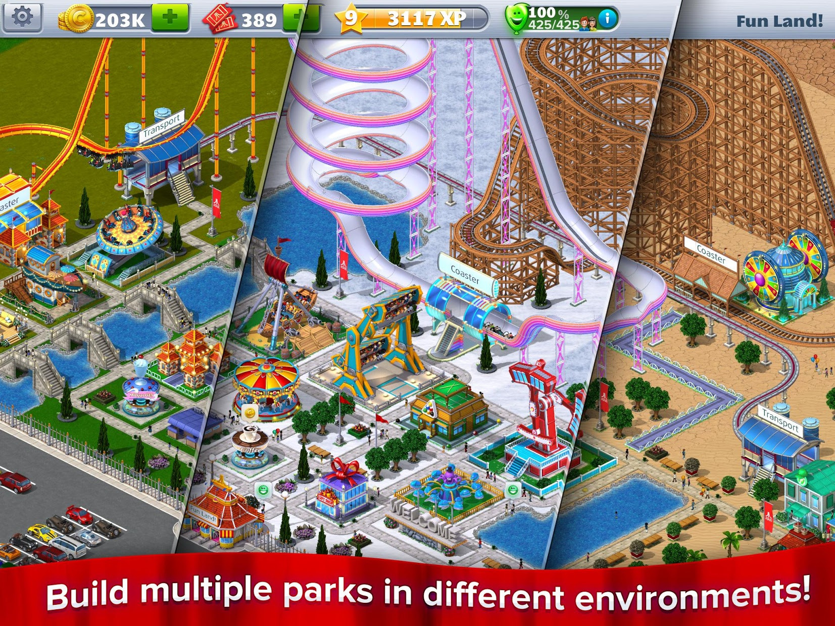 RollerCoaster Tycoon 4 Mobile - кадр 5