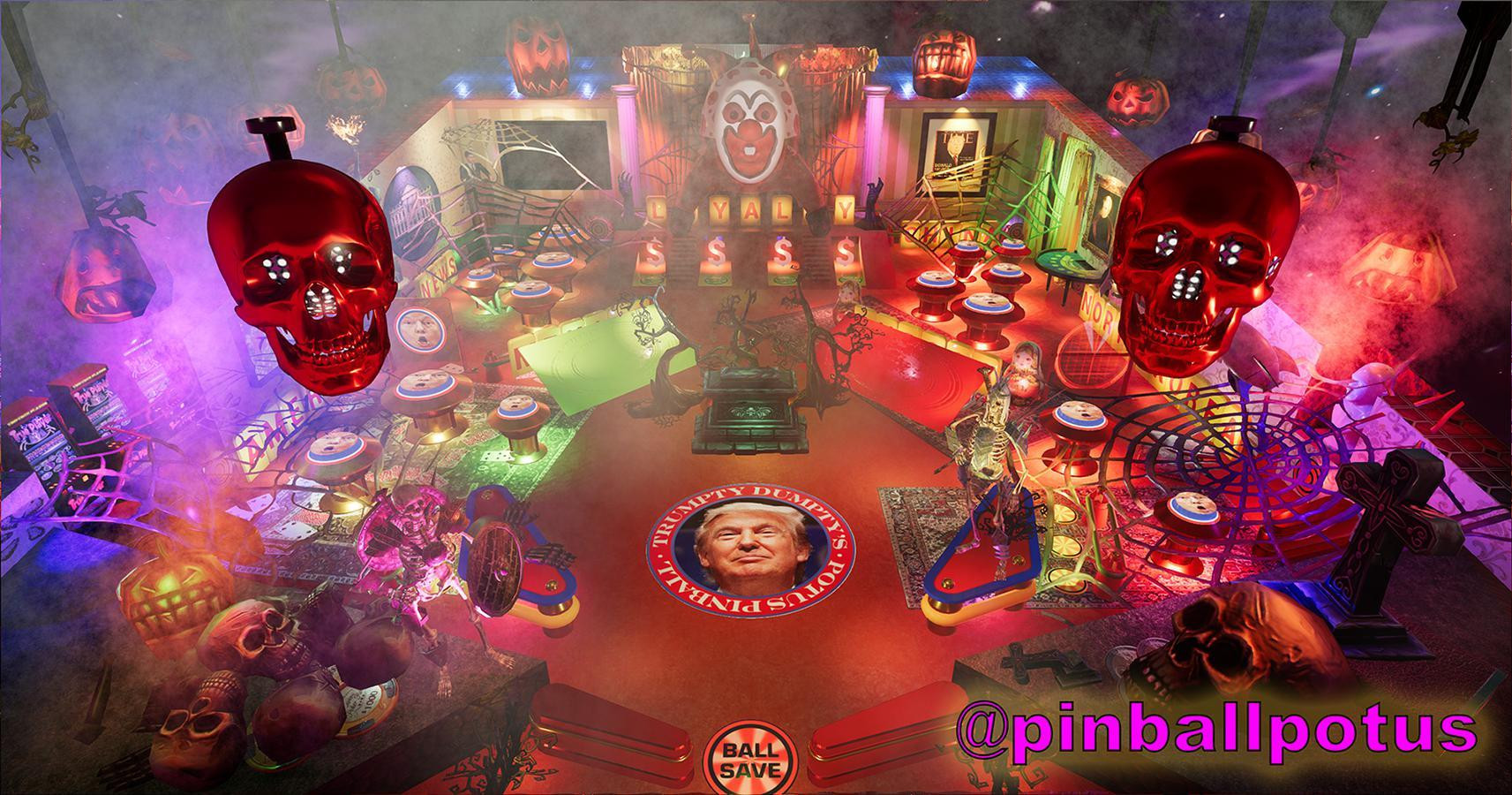 Trumpty Dumpty POTUS Pinball Special Halloween Edition (itch) - кадр 1