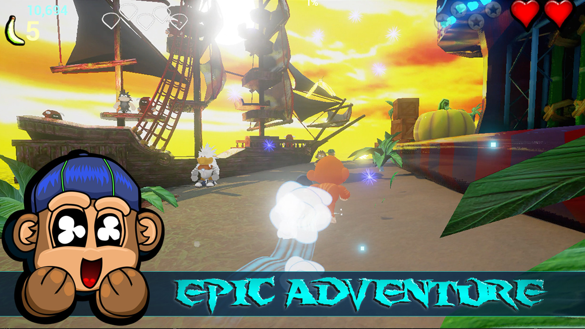Monkey Land 3D: Reaper Rush - кадр 3