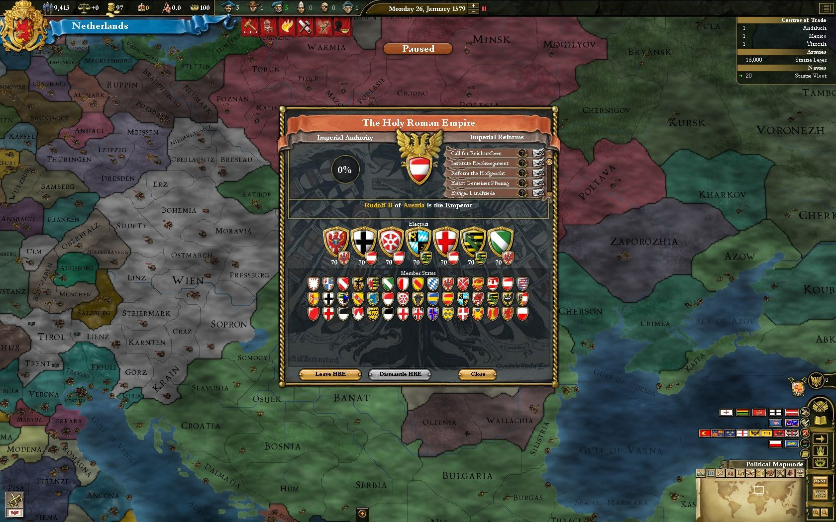 Europa Universalis 3: Divine Wind - кадр 2