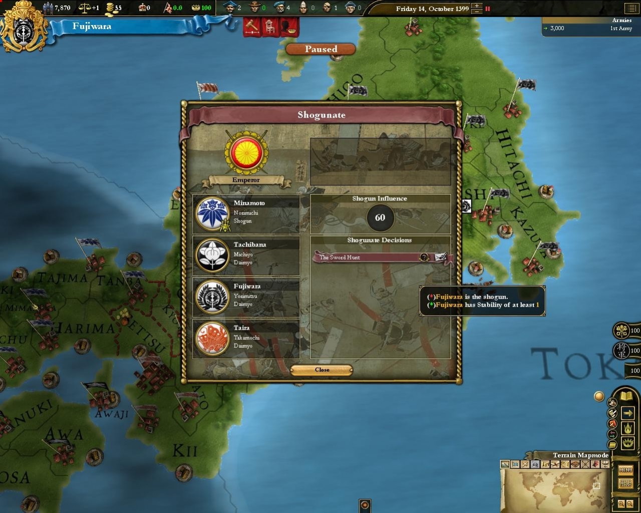 Europa Universalis 3: Divine Wind - кадр 3