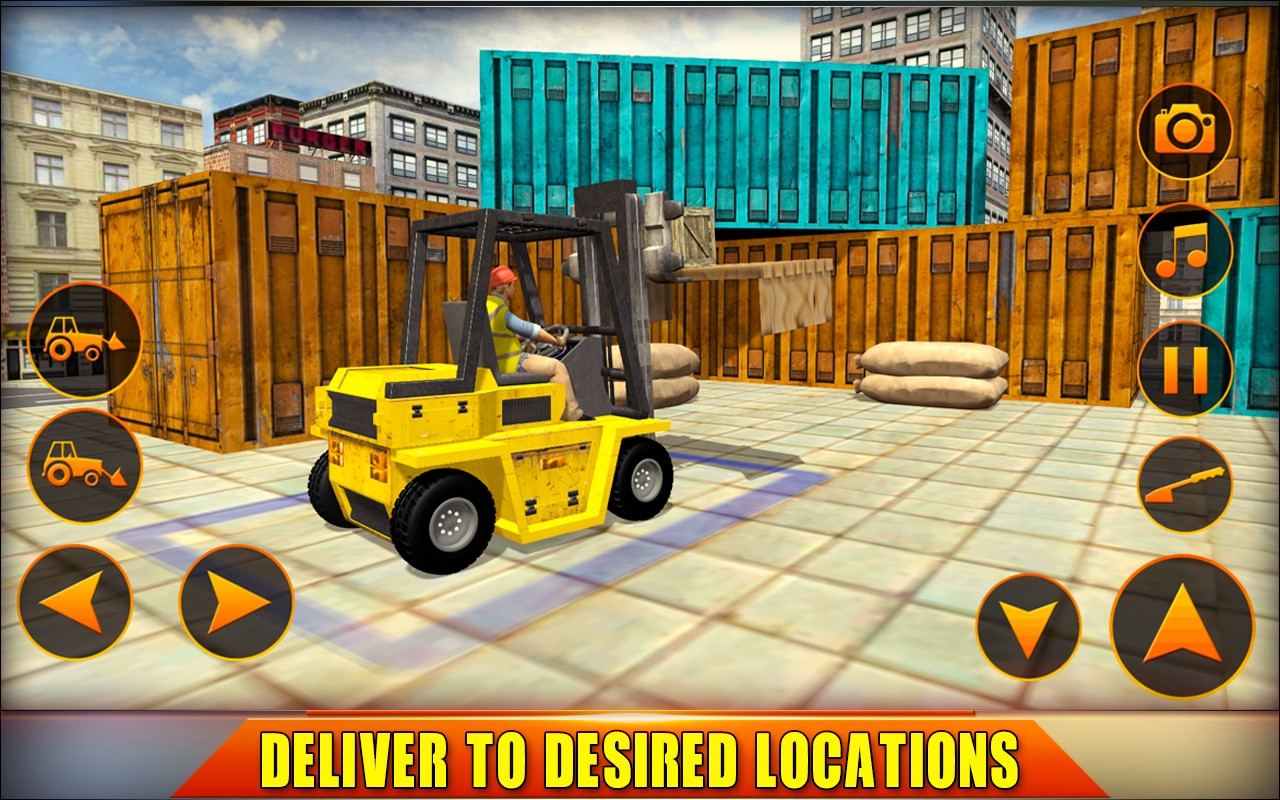 Forklift Operator Game: City Fork lift Simulator (itch) - кадр 2