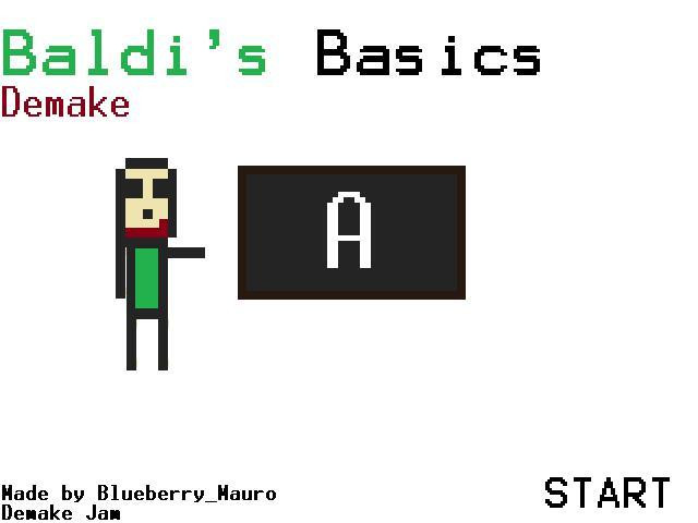 Baldi´s Basics Demake (Demake Jam) (itch) - кадр 1