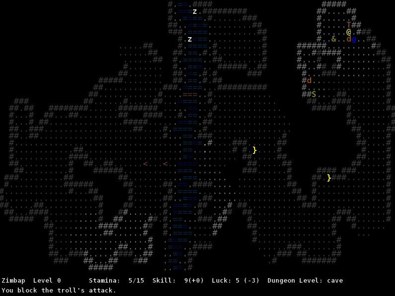 Warlock of Firetop Mountain: The Roguelike (itch) - кадр 1