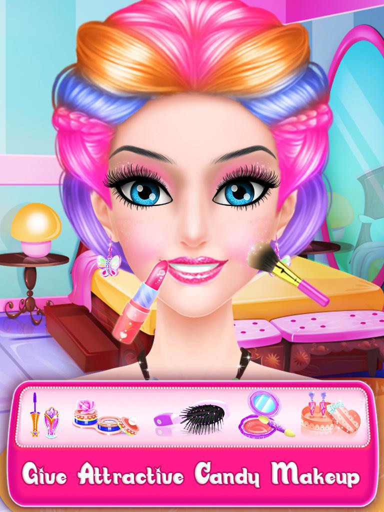 Candy Girl Makeup Artist- Candy Makeover (itch) - кадр 2