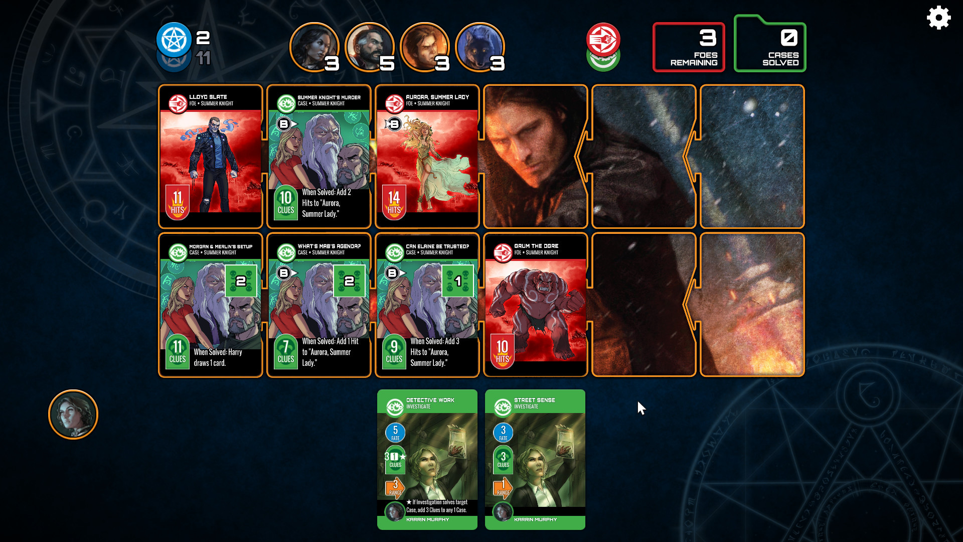 Dresden Files Cooperative Card Game - кадр 1