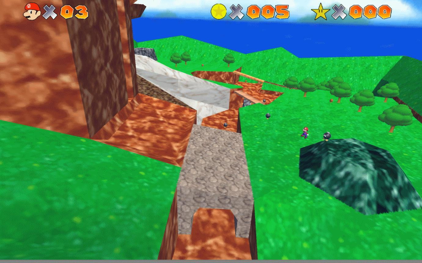 Super Mario 64 Clone (itch) - кадр 1