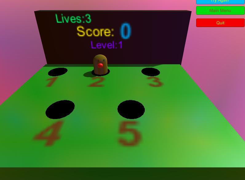 BEAT THE MOLE 3D (itch) - кадр 1