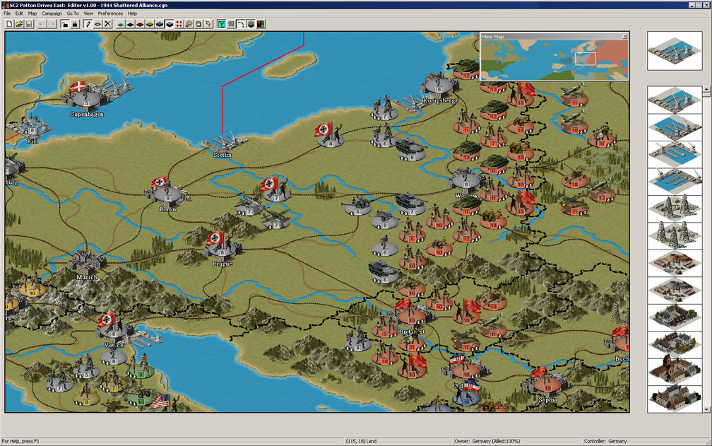 Strategic Command 2: Patton Drives East - кадр 4