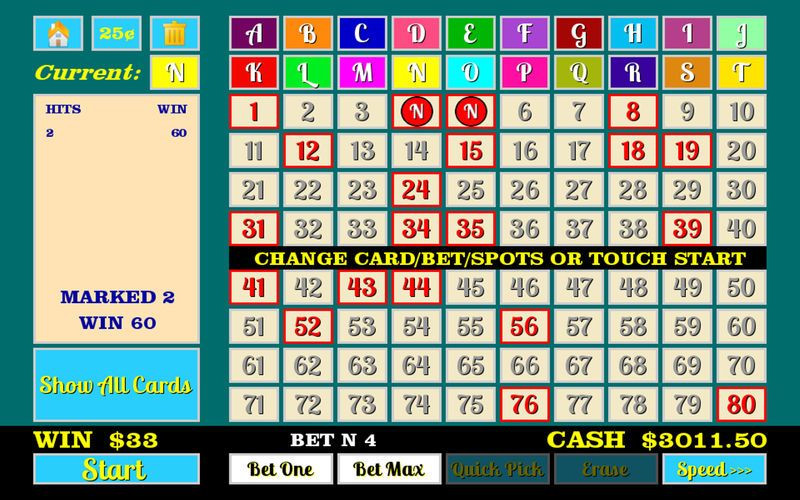 Multi Card Keno - кадр 1