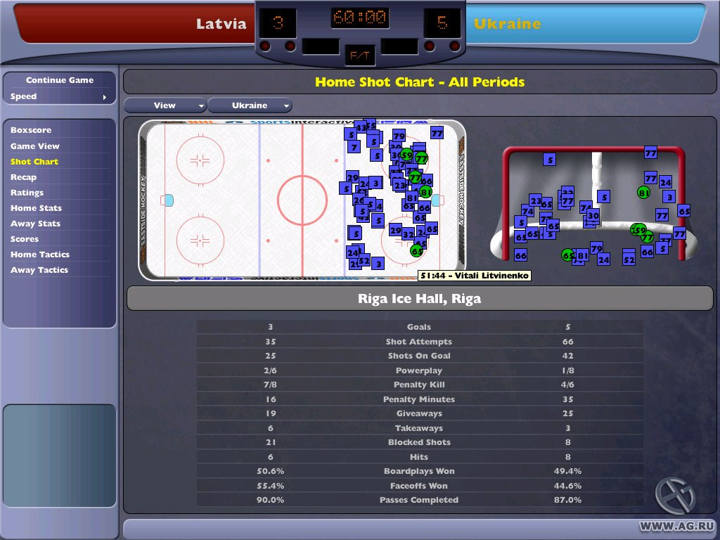 NHL Eastside Hockey Manager 2005 - кадр 11