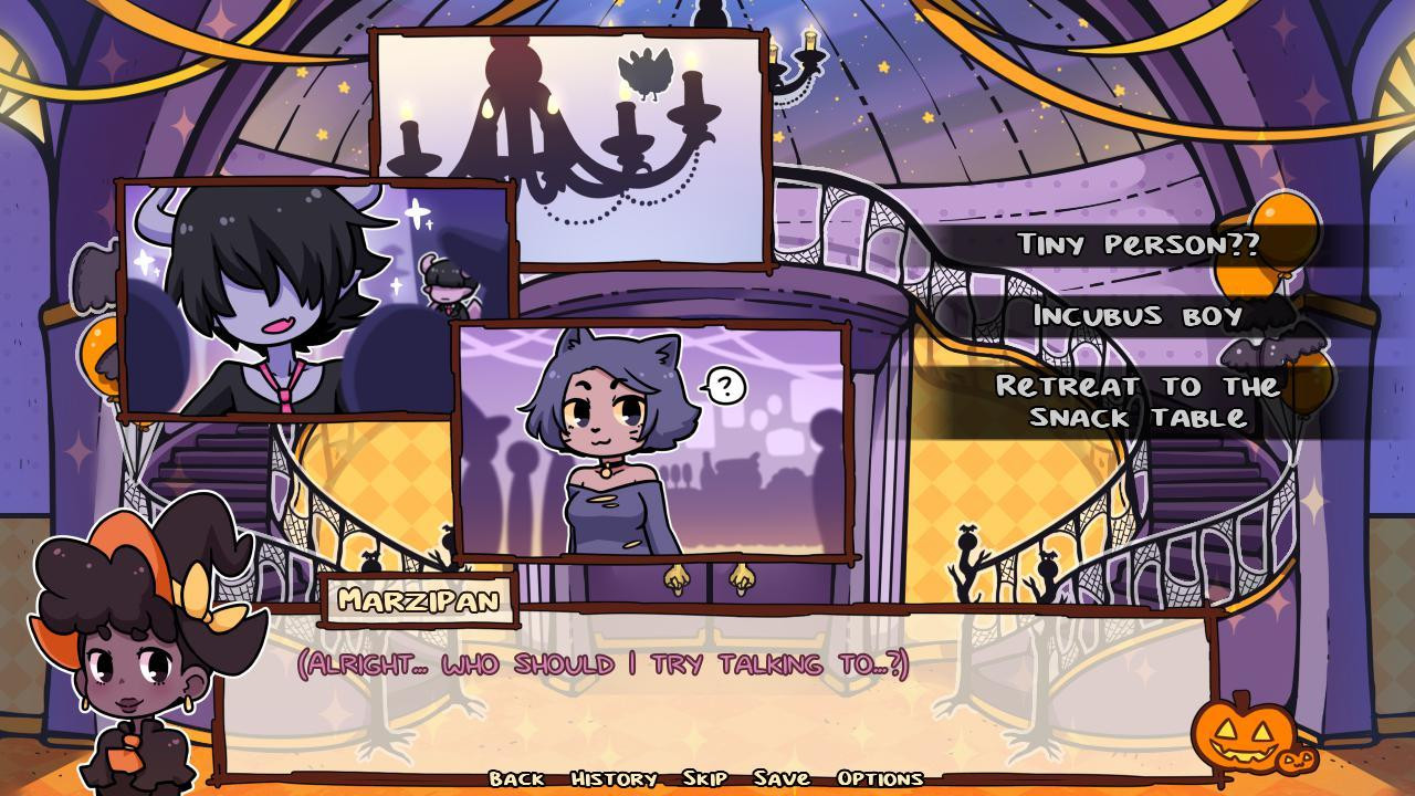 First Kiss at a Spooky Soiree (itch) - кадр 2