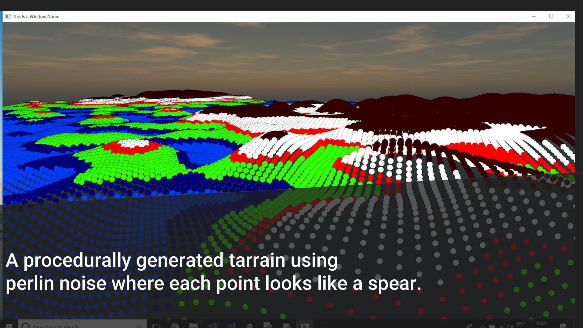 OpenGLProceduralGeneratedLandMass (itch) - кадр 1