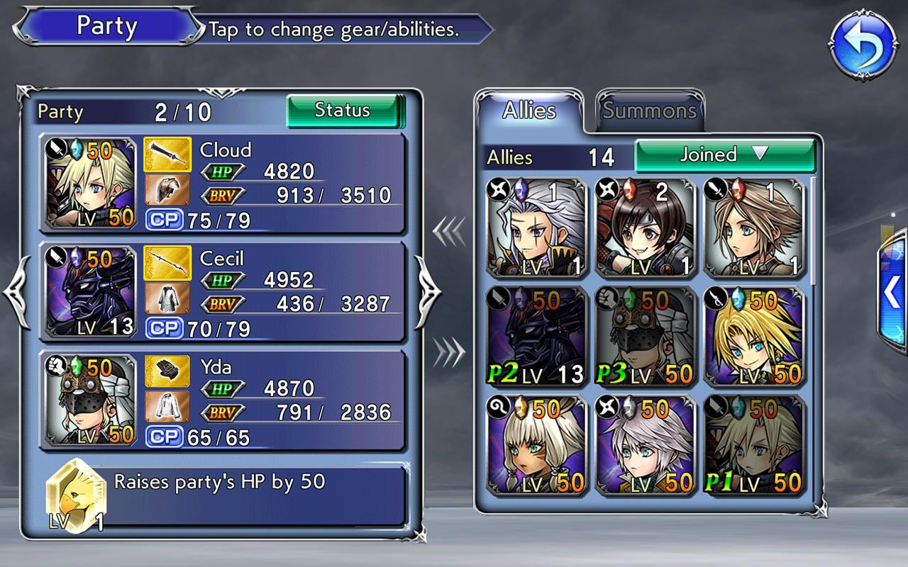 DISSIDIA FINAL FANTASY OPERA OMNIA - кадр 3