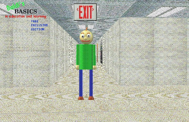 Baldi Basics Free Exclusive Edition Custom Map Experience (itch) - кадр 1