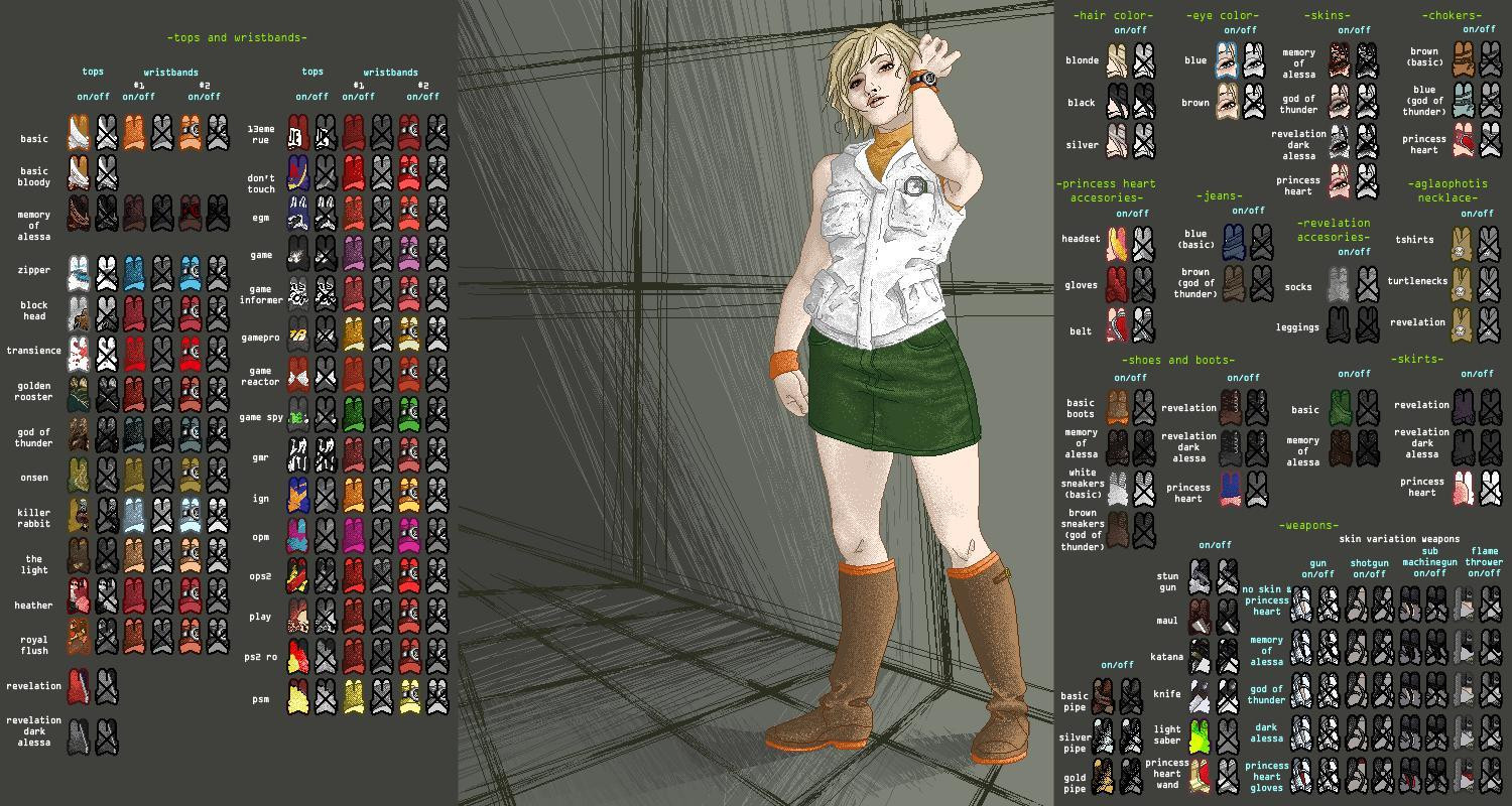 Silent Hill Heather Dress Up (itch) - кадр 2