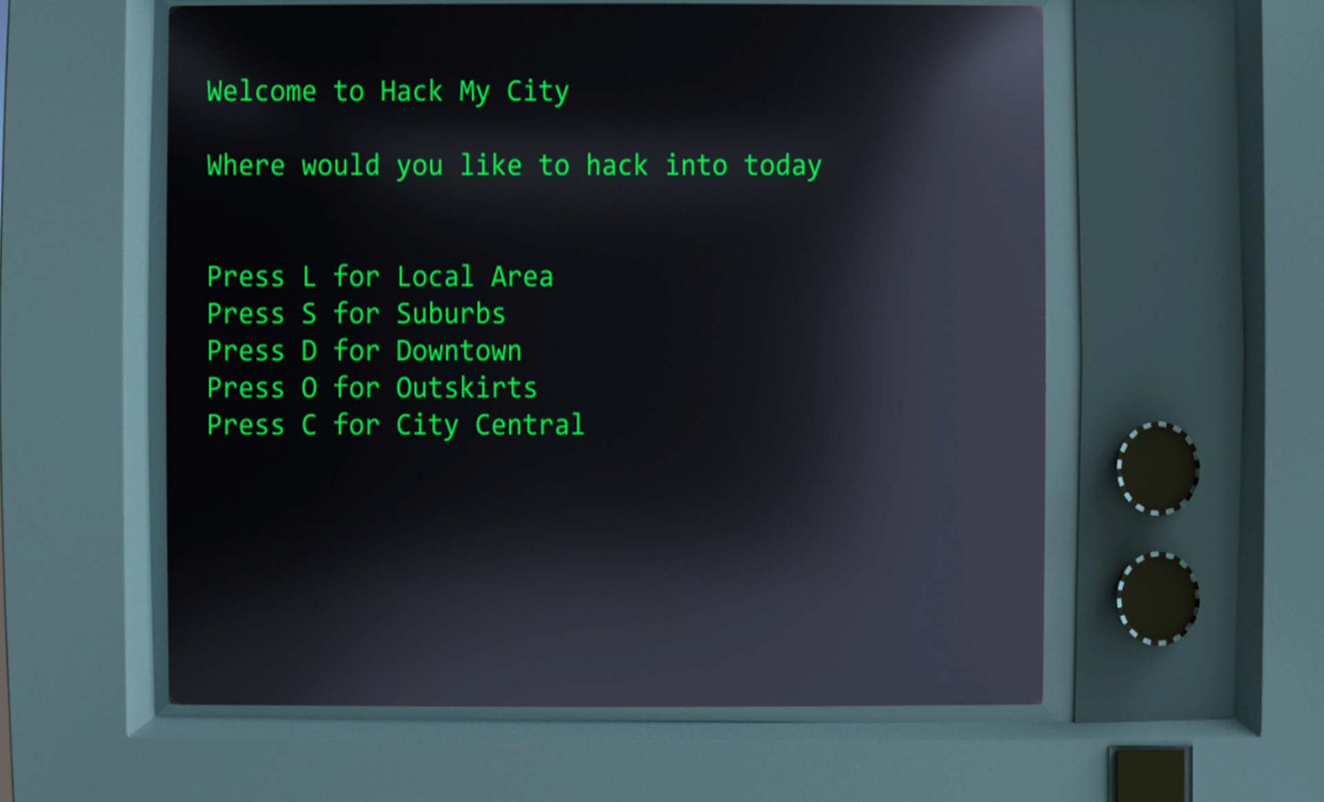 Hack My City (itch) - кадр 1