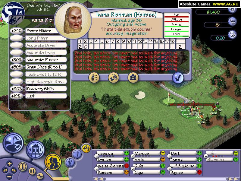 Sid Meier's SimGolf - кадр 4