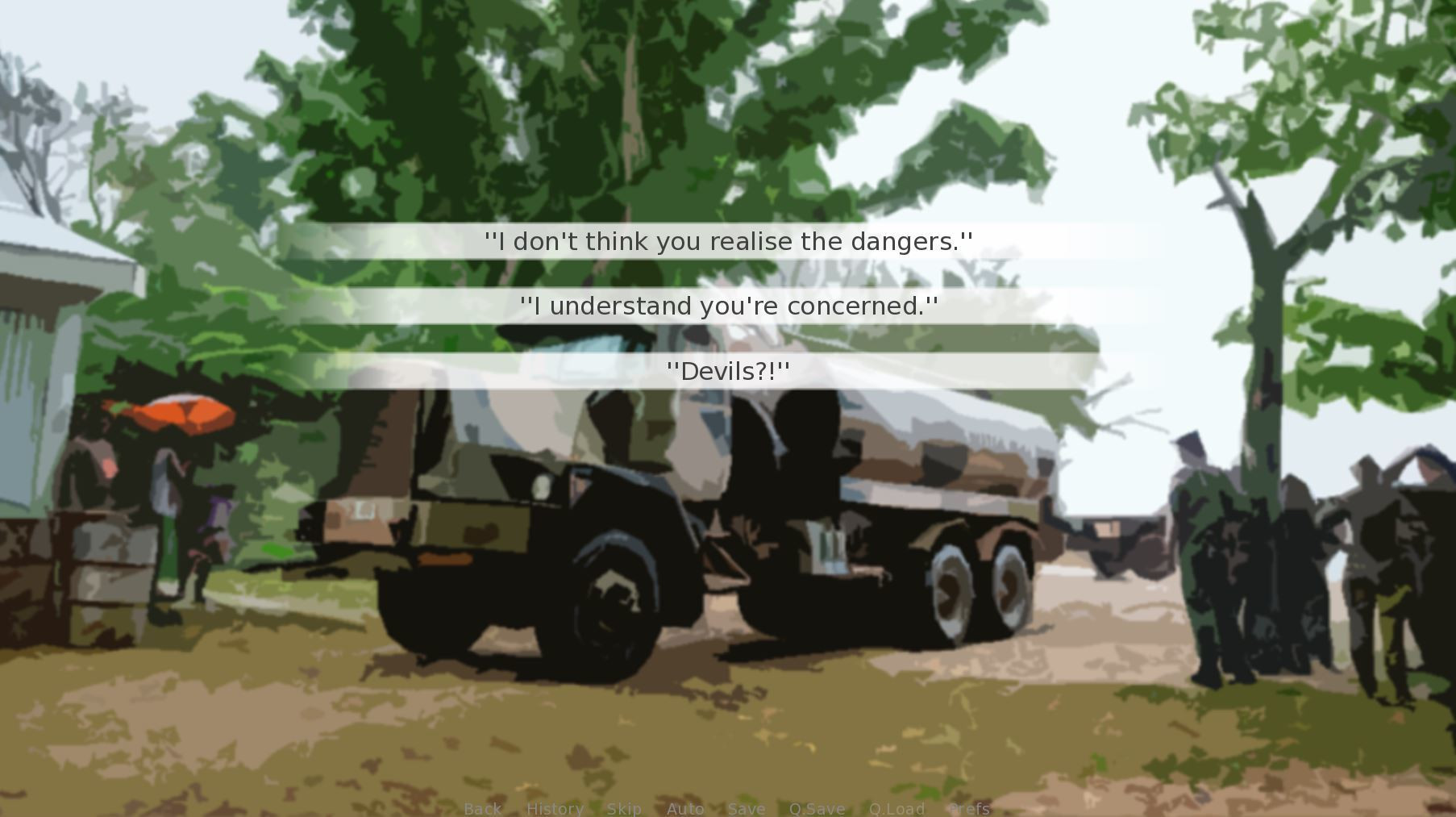 Army Relief, Narrative Scenario (itch) - кадр 1