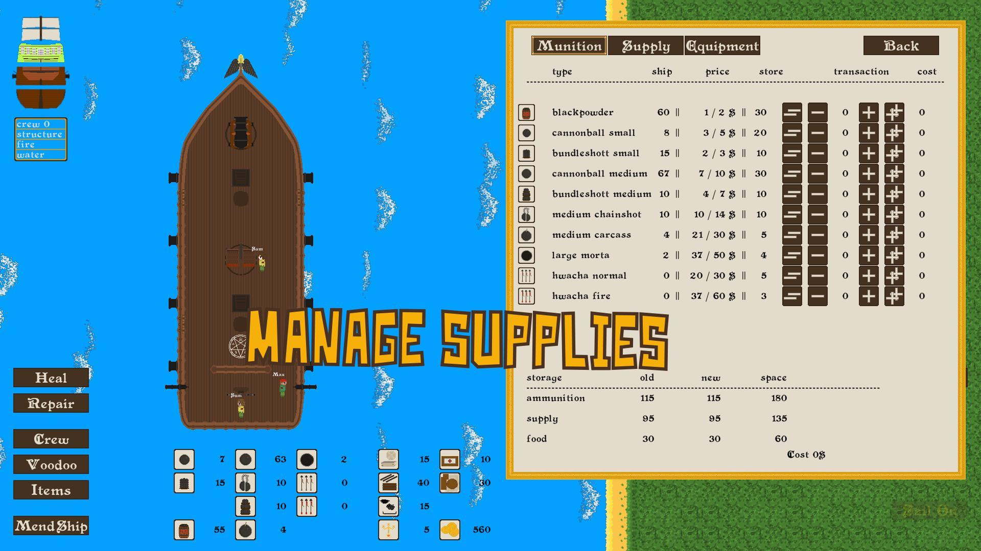 Pirates of the Stormy Sea (itch) - кадр 4