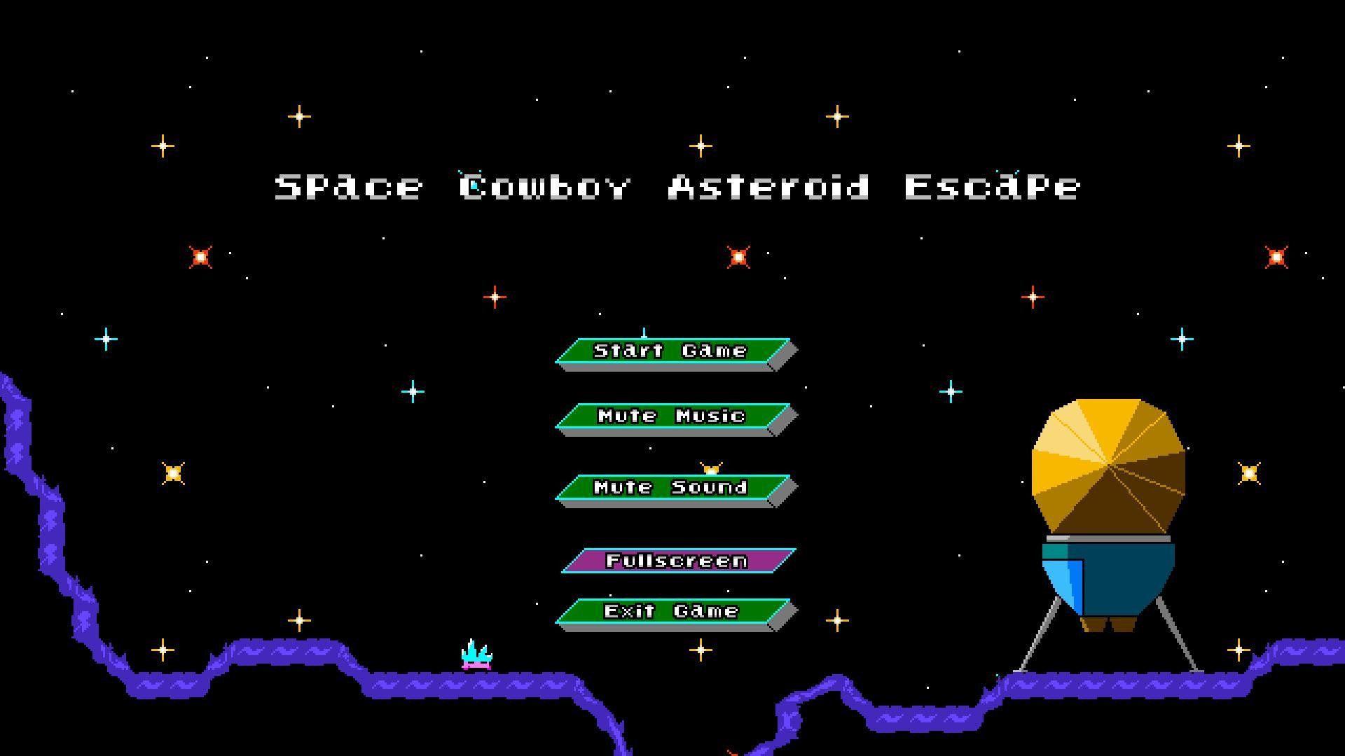 Space Cowboy: Asteroid Escape (itch) - кадр 1