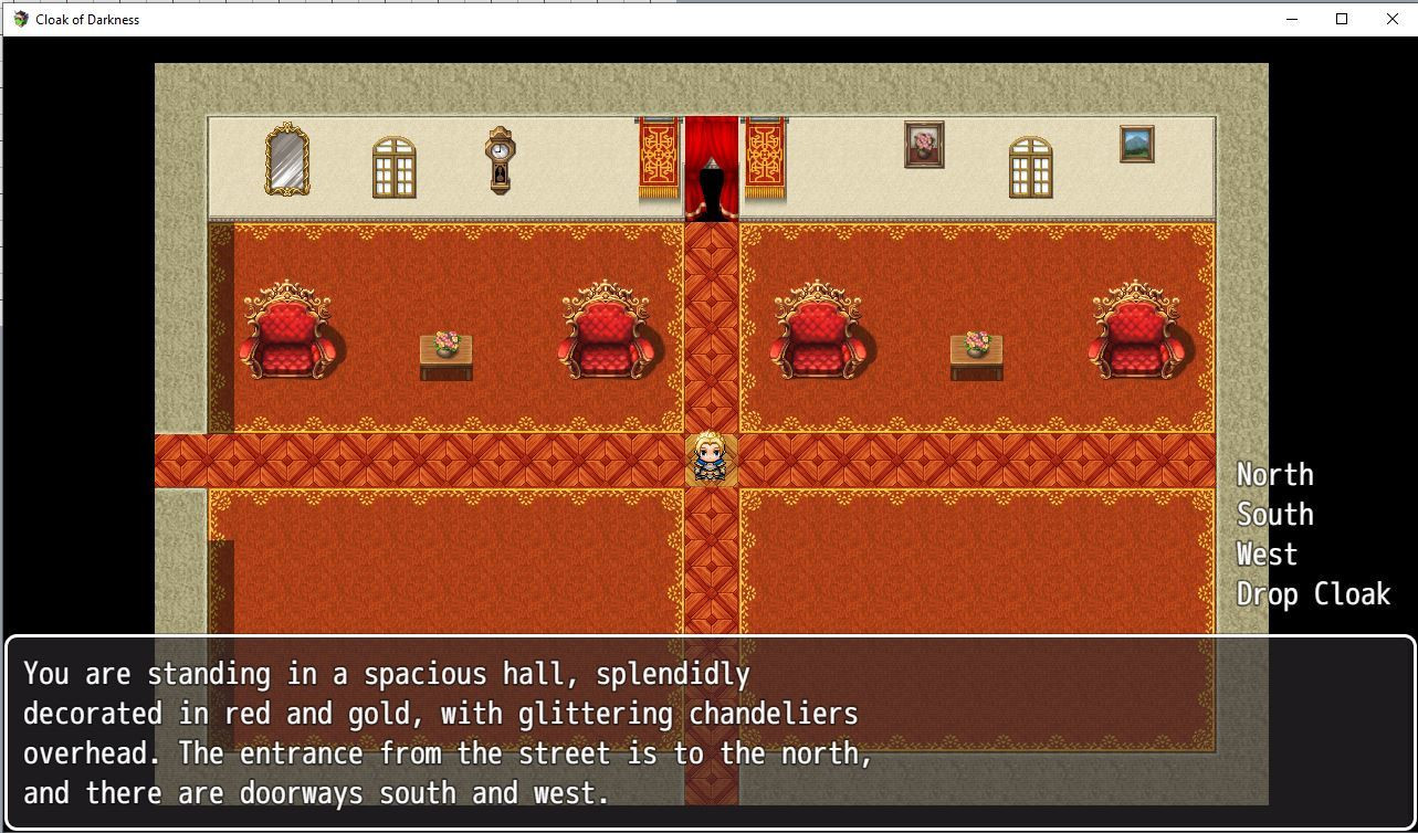 The Cloak of Darkness (itch) - кадр 1